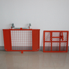 Scaffolding safety door and window