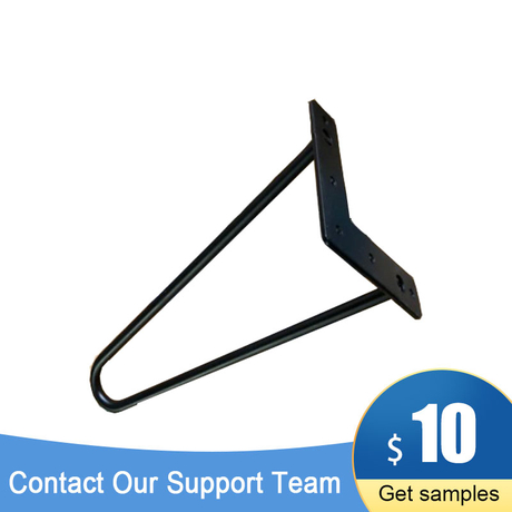 Wire frame table legs
