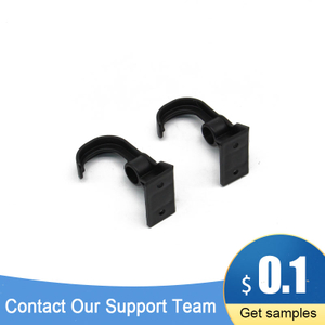 Plastic coat and hat hooks
