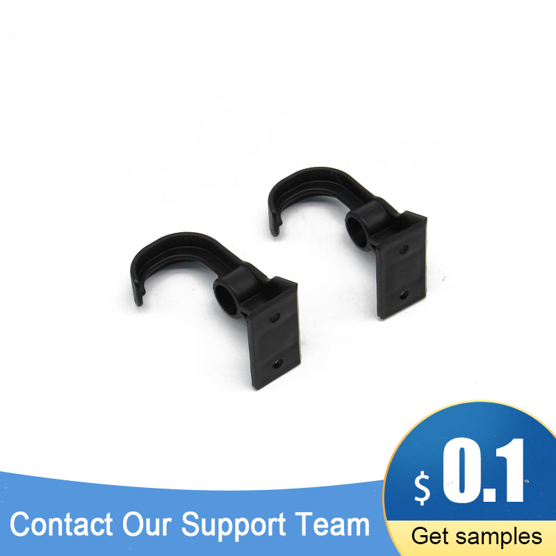 Plastic coat and hat hooks