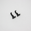 Plastic coat and hat hooks