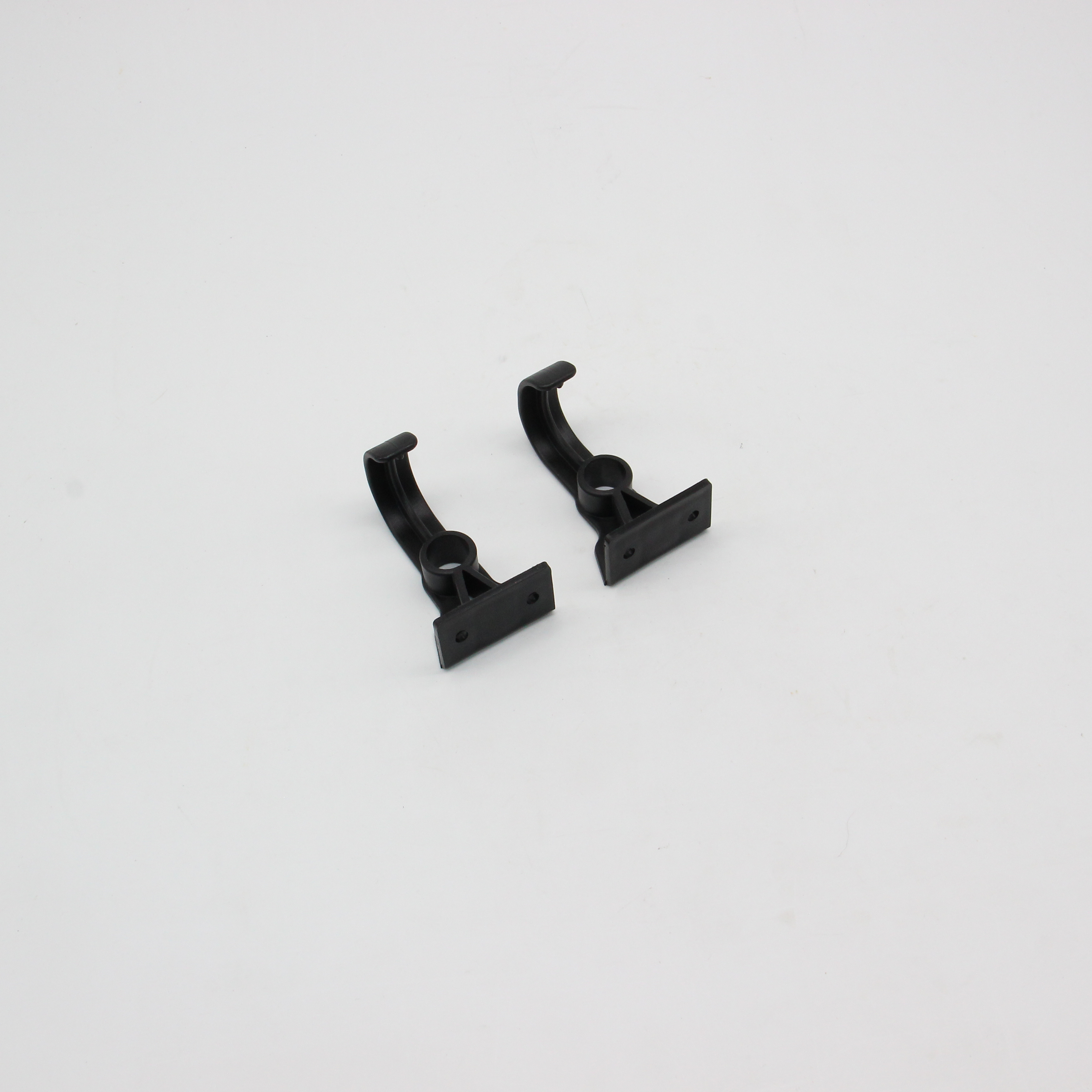 Plastic coat and hat hooks