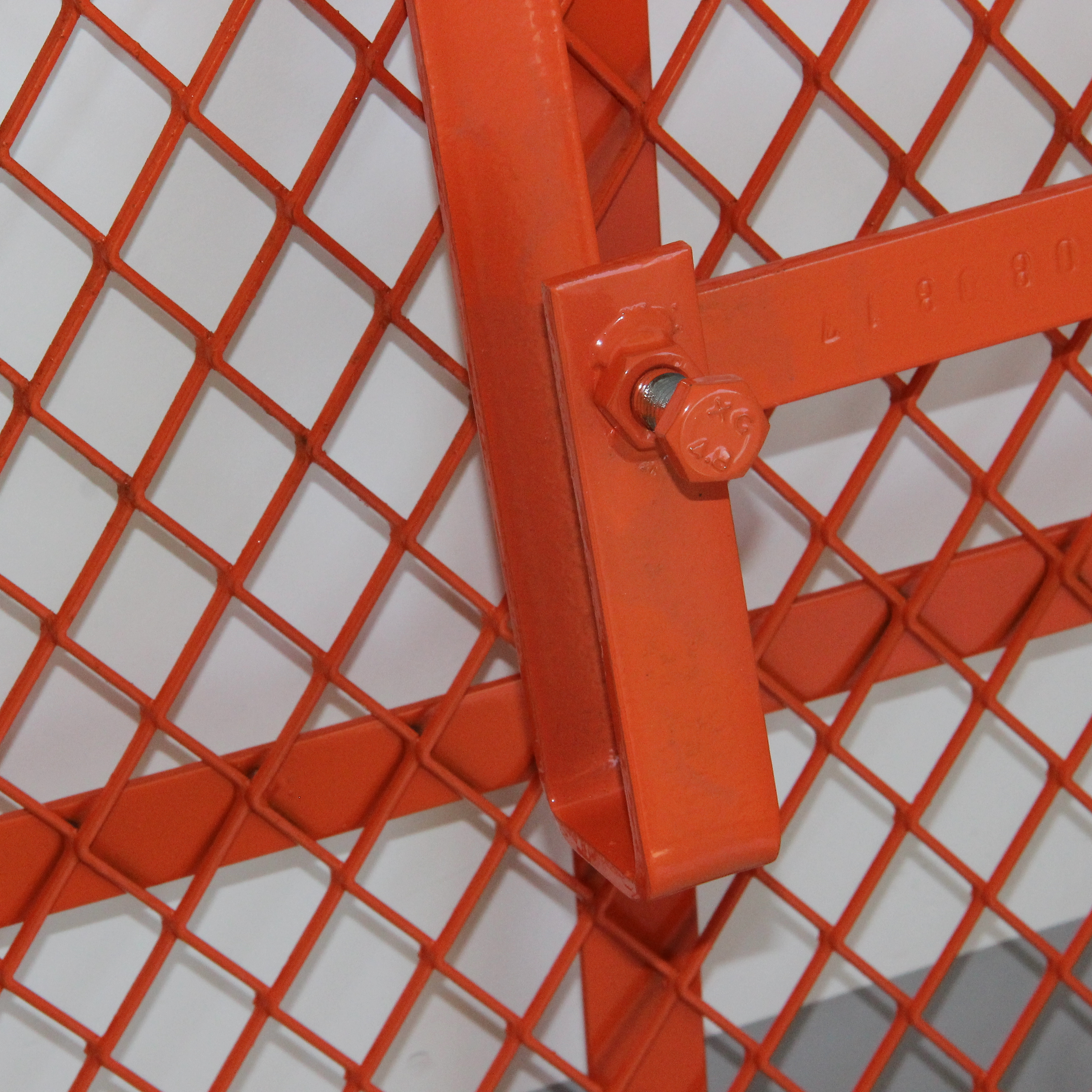 Scaffolding safety door and window