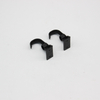 Plastic coat and hat hooks