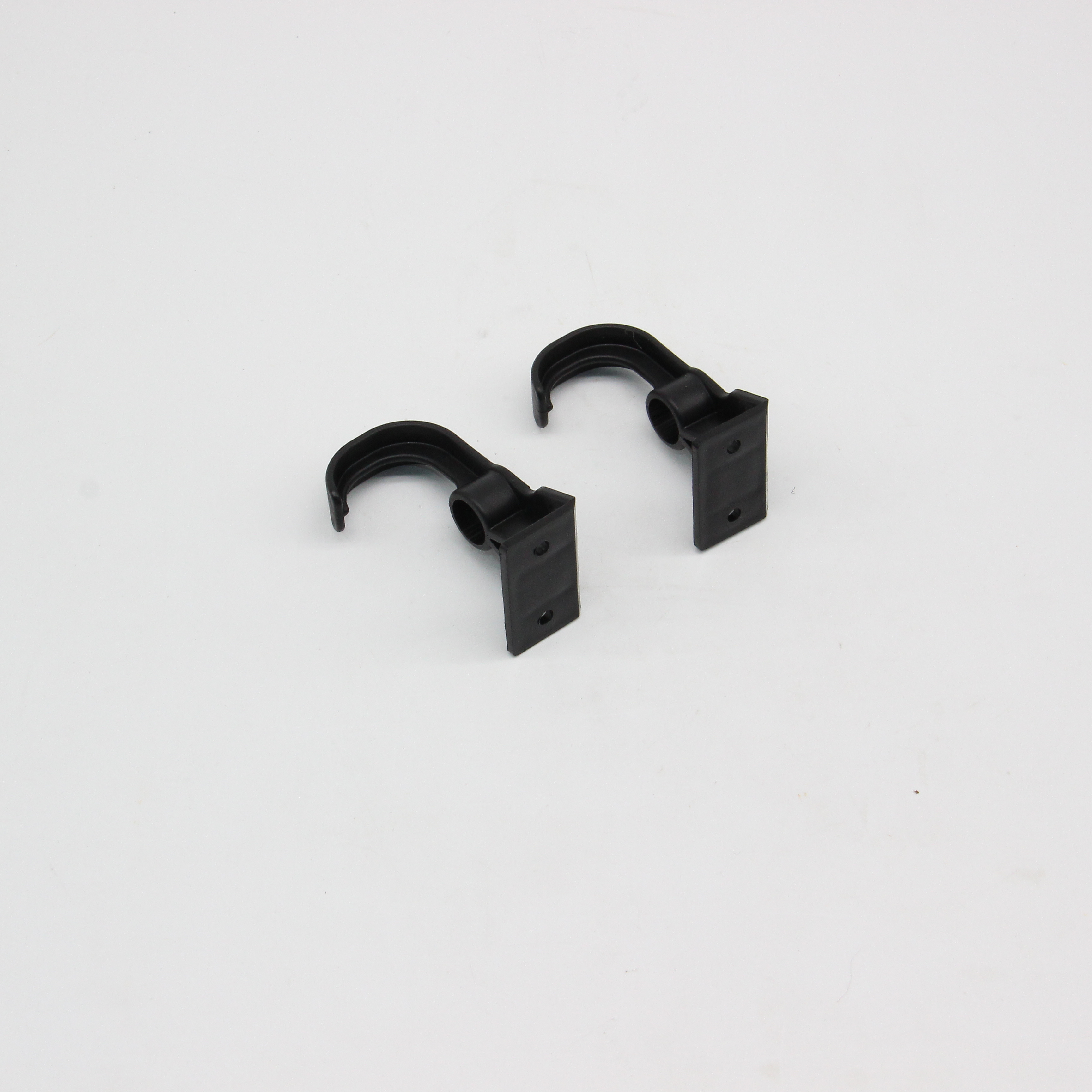 Plastic coat and hat hooks