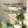 Industrial Pipe Wall Mounted Garment Rack