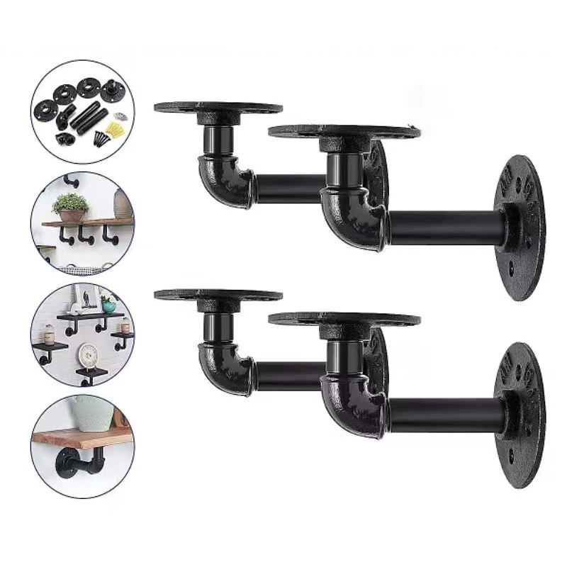 Retro Industrial Style Bracket Wall-mounted Support Heavy Shelf Bracket