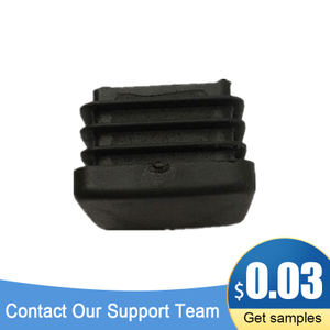 25 Square Tube Plastic Plug Cover