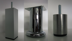 What is the Difference between Chrome, Stainless Steel and Aluminum Legs?