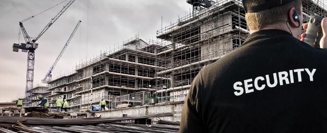 How do you secure a building site?
