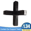 25 Square Pipe Connector Connecting Component