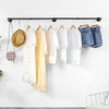 Industrial Pipe Wall Mounted Garment Rack